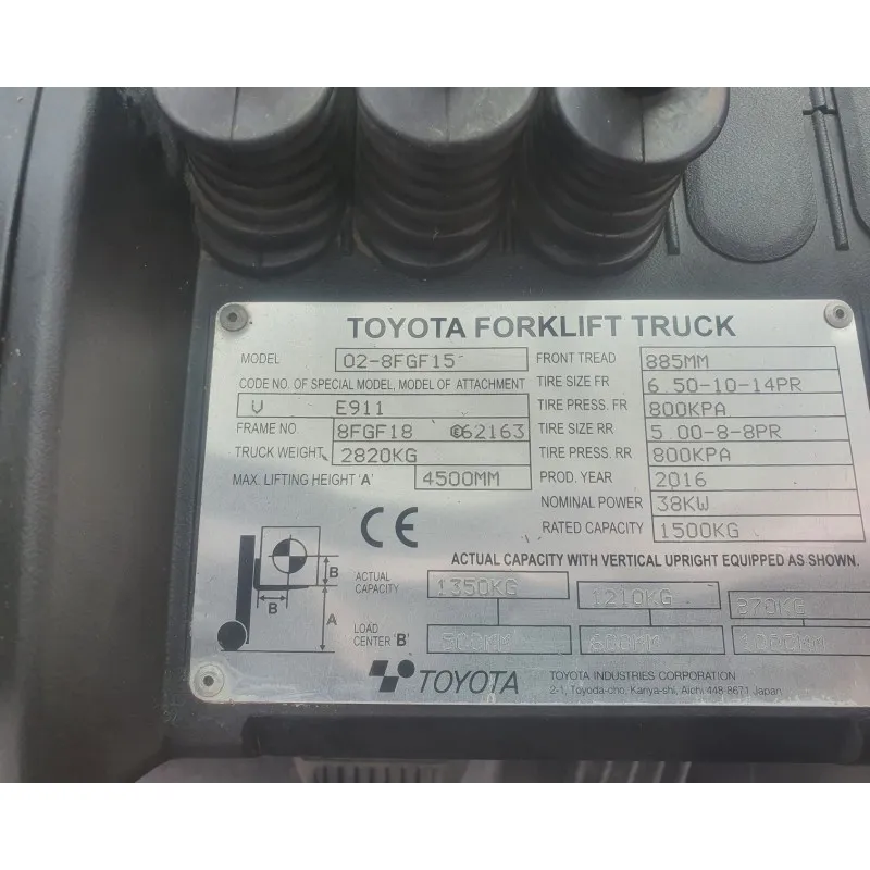 toyota 02 8fgf15 6